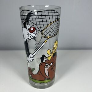 Tweety Sylvester Spike Looney Tunes Drinking Glass 1976 Pepsi Collector Series